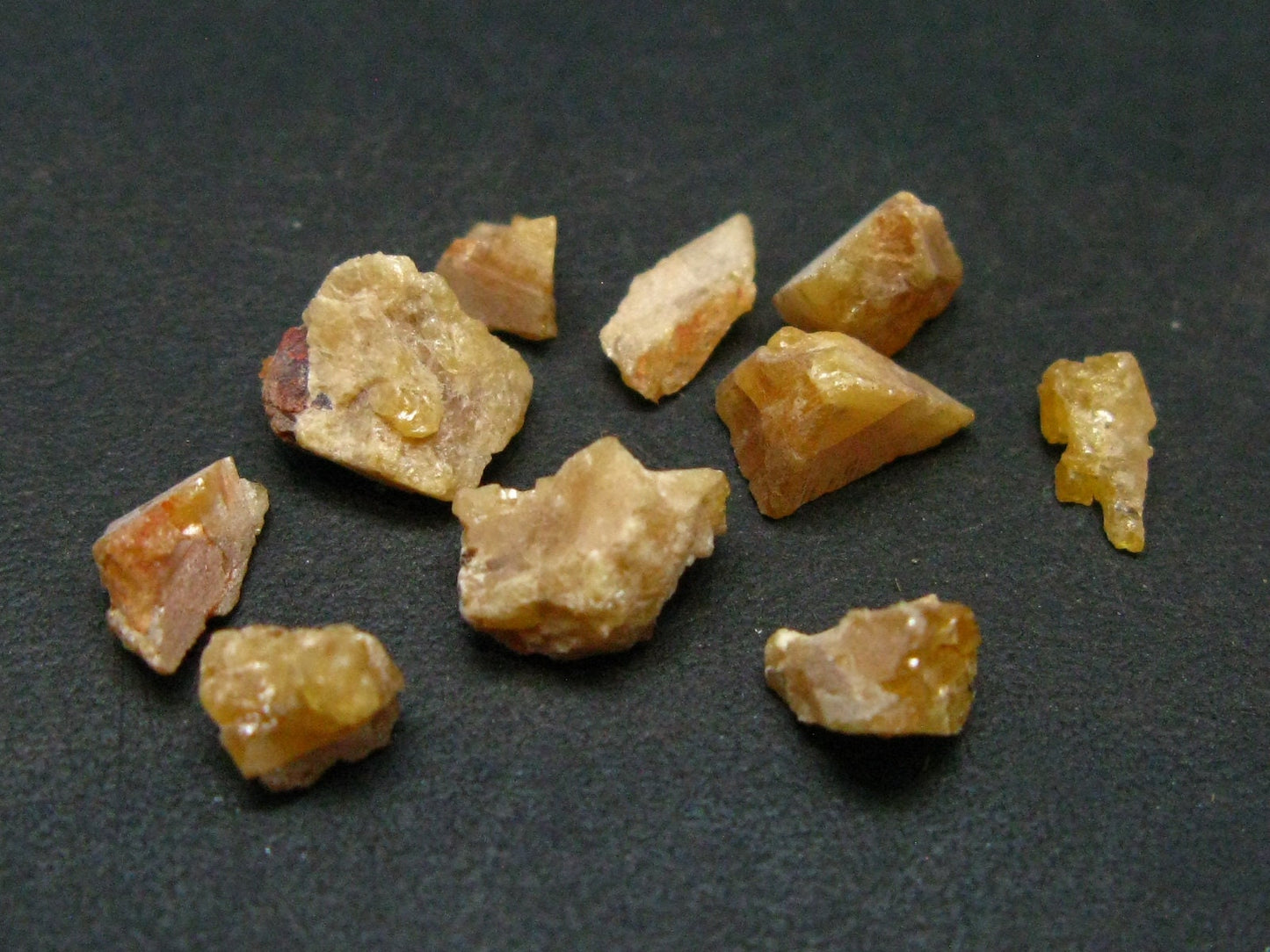 Lot of 10 Simpsonite Crystals from Brazil - 15 Carats