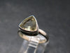 Libyan Desert Glass Tektite Sterling Silver Ring from Libya - Size 7 - 3.01 Grams
