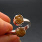Green Herderite Silver Ring From Brazil - 2.38 Grams - Size 9