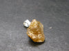 Rare Herderite Crystal Silver Pendant from Brazil - 0.6" - 1.20 Grams