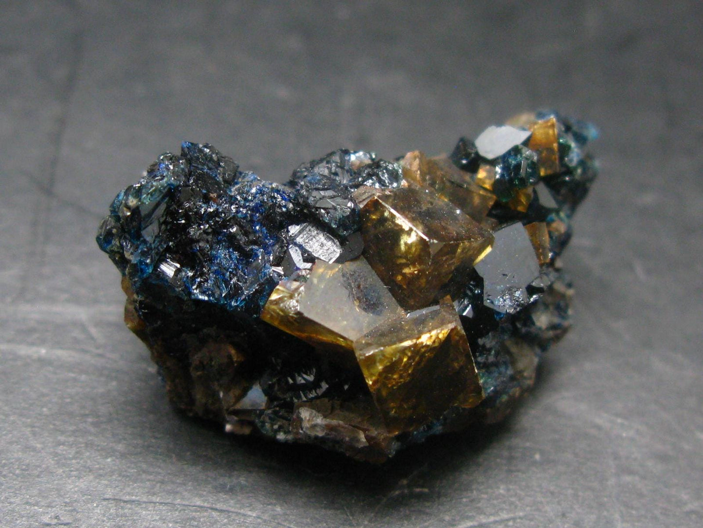 Lazulite & Siderite Cluster From Canada - 1.3" - 14.68 Grams