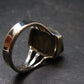 Large Raw Pyrite Silver Ring From Peru - 7.33 Grams - Size 8