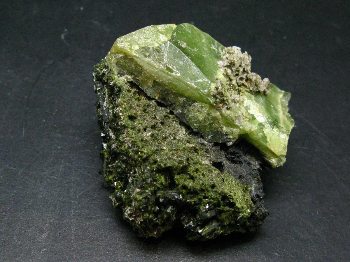 Rare Titanite Sphene Crystal Cluster From Madagascar - 2.4"