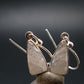 Natrolite Silver Earrings From Russia - 2.51 Grams