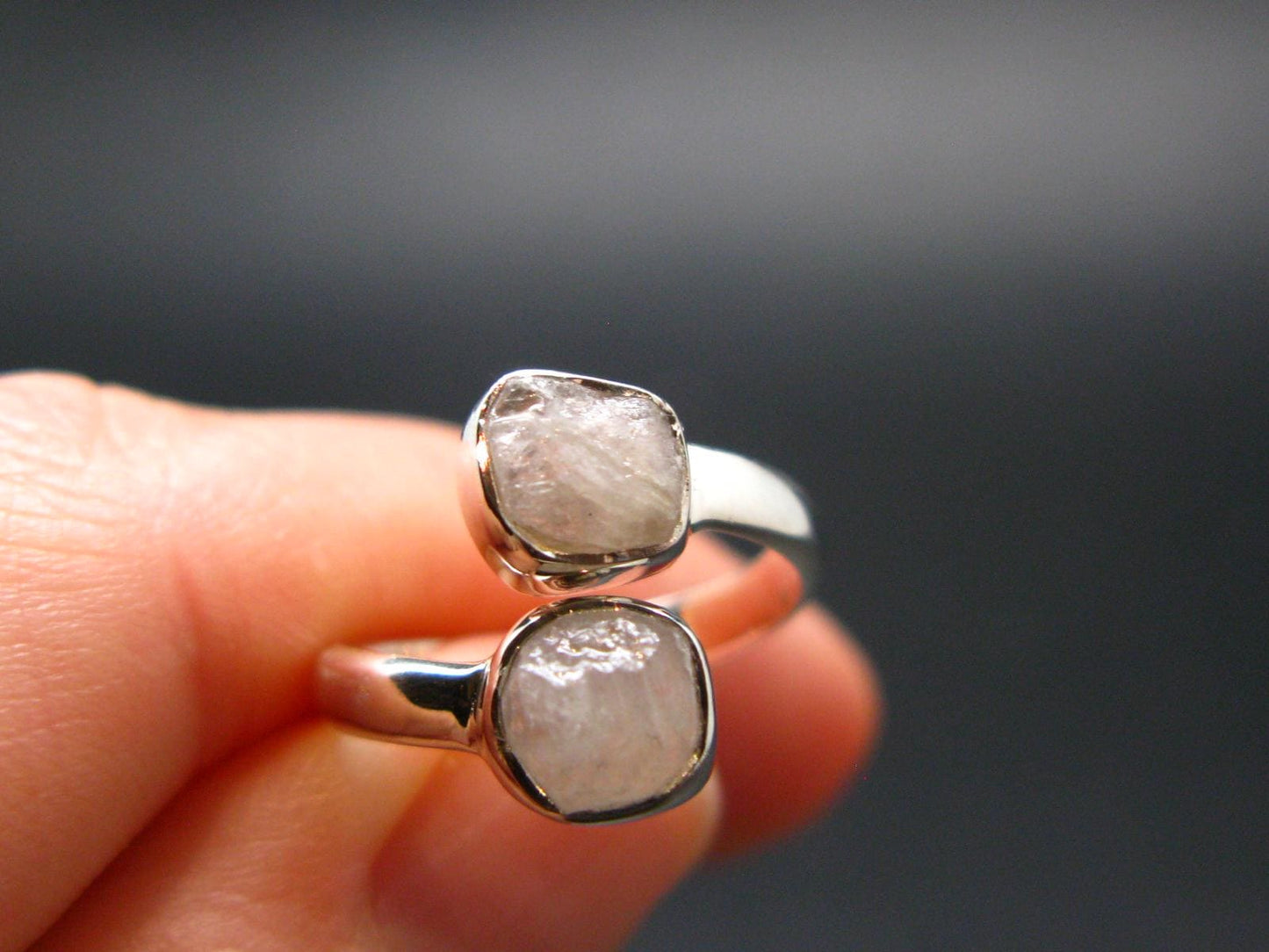 Natrolite Silver Ring From Russia - 1.91 Grams - Size 5