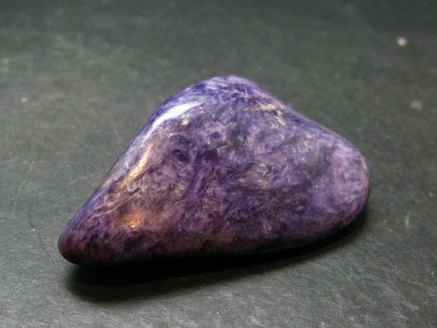 Large Nice Charoite Tumbled Stone from Russia - 59.22 Grams - 2.2"
