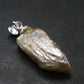 Gem Color Change See-Thru Straw Terminated Crystal Diaspore Crystal Silver Pendant From Turkey - 0.9" - 2.13 Grams