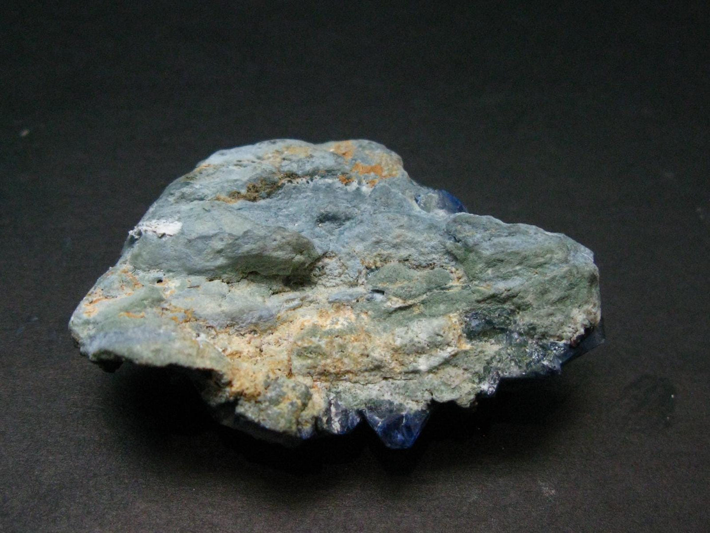 Museum Benitoite and Neptunite on Natrolite Cluster From California - 2.1"