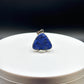Natural Azurite Silver Pendant | Raw Blue Gemstone Jewelry