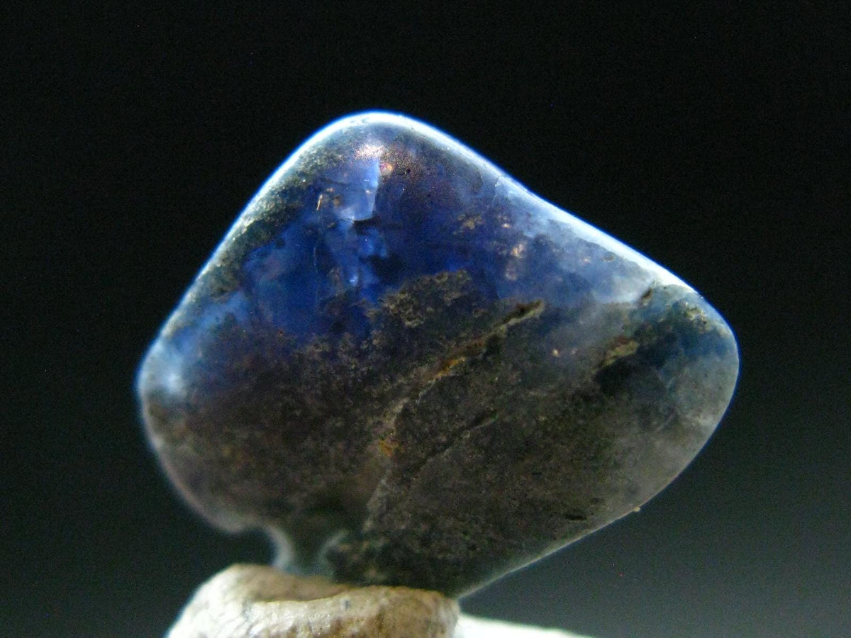 Gem Benitoite Polished Stone From California - 5.11 Carats - 14x11mm
