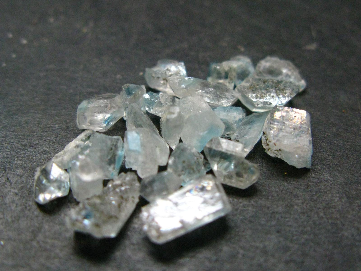 Lot of 25 Euclase Gem Crystal From Brazil - 11.70 Carats