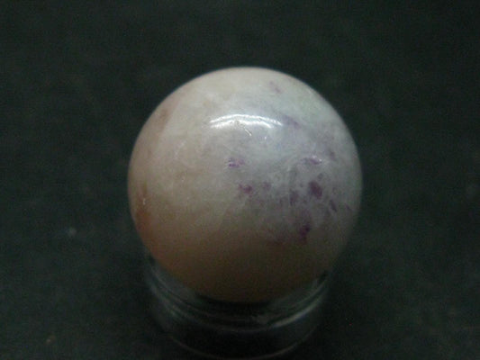 Bicolor Pink Morganite & Blue Aquamarine Sphere Ball From Brazil - 0.7" - 8.68 Grams