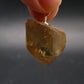 Natural Unheated Citrine Sterling Silver Pendant from Zambia - 1.2" - 8.33 Grams