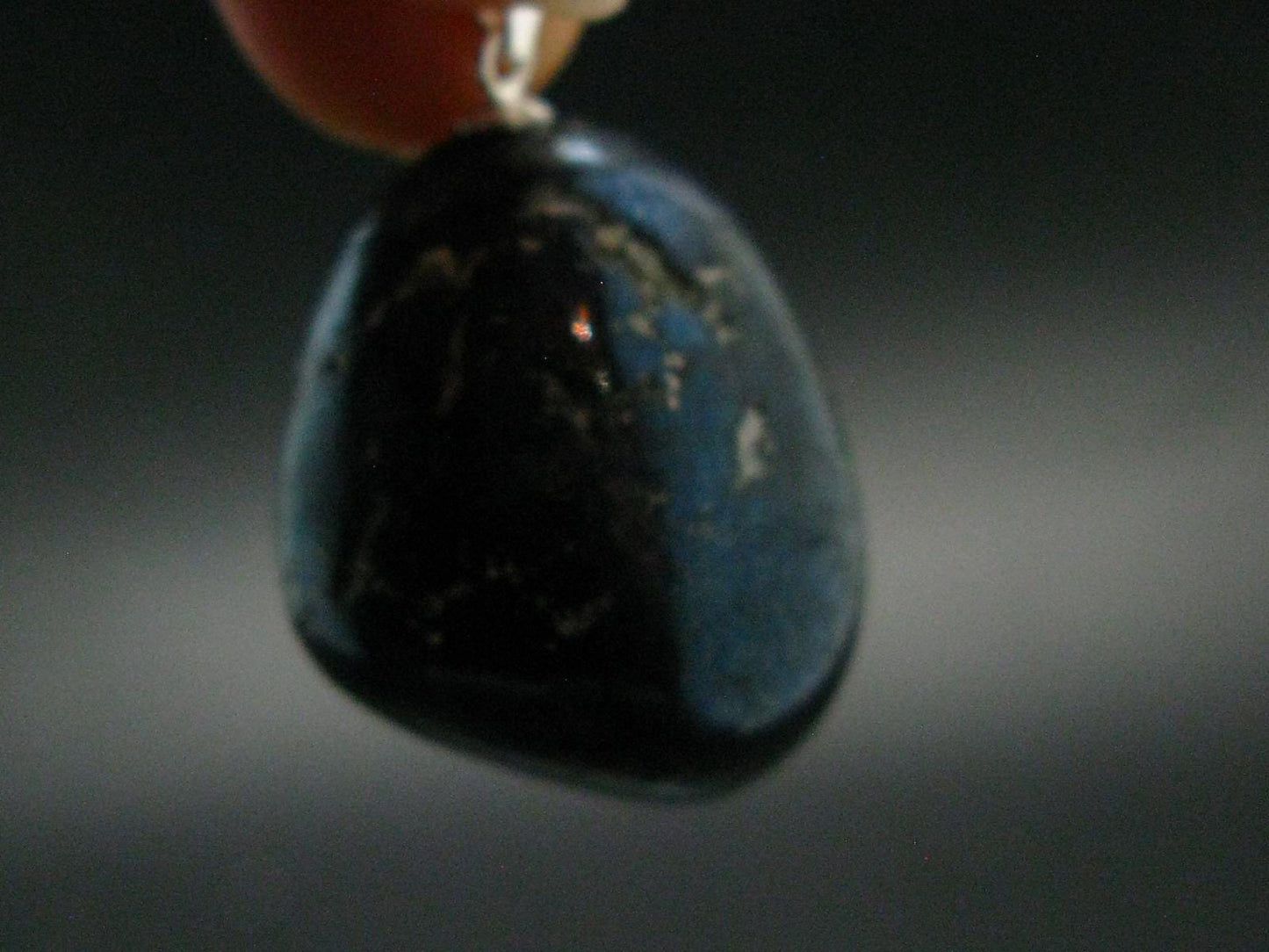 Covelite Covellite Crystal Silver Pendant From Peru - 1.3" - 24.07 Grams