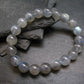 Labradorite Genuine Bracelet ~ 7 Inches ~ 10mm Round Beads