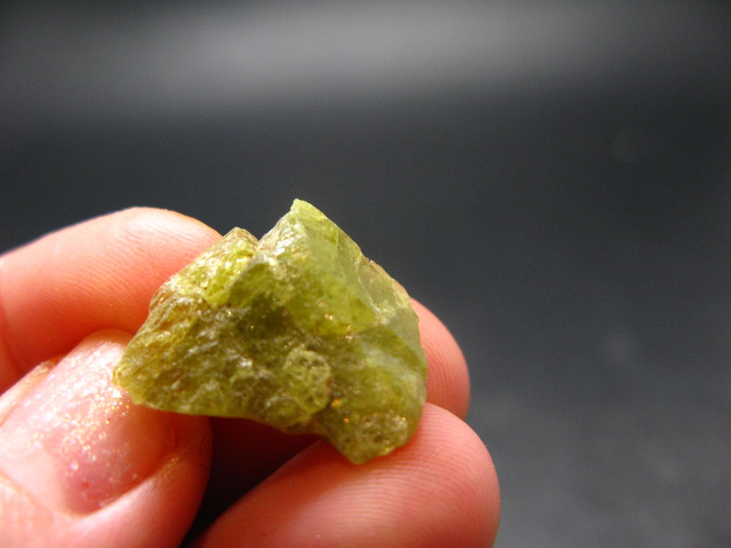 Large Chrysoberyl Crystal From Madagascar - 0.7" - 2.57 Grams