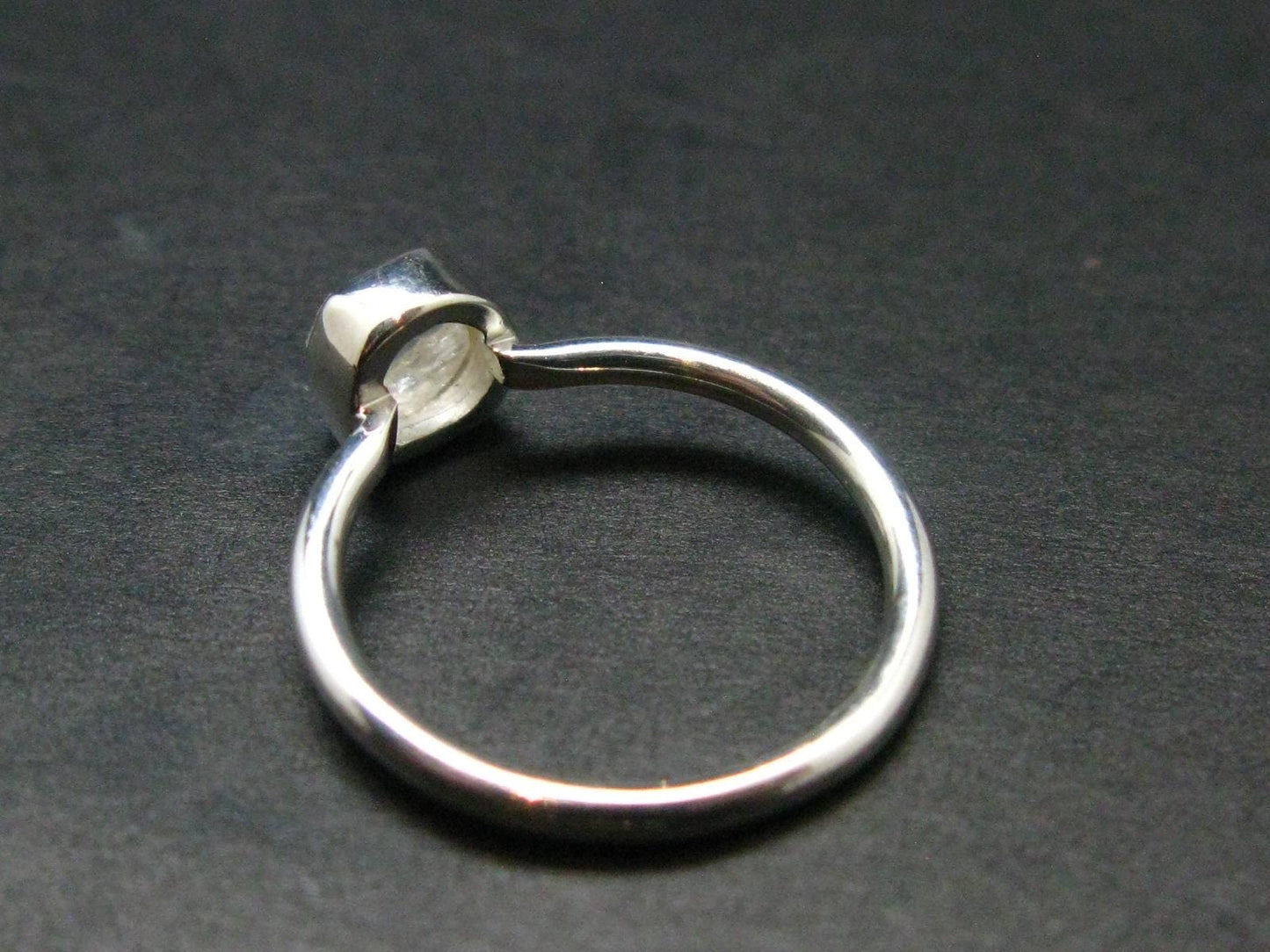 Phenakite Phenacite Crystal Silver Ring From Nigeria - Size 6 - 1.78 Grams