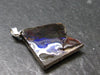 Ammolite Amolite Silver Pendant From Alberta Canada - 1.4" - 3.75 Grams