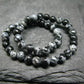 Snowflake Obsidian Genuine Bracelet ~ 7 Inches ~ 4mm Round Beads