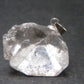Clear Apophylite Apophyllite Crystal Silver Pendant From India - 1.0" - 5.21 Grams