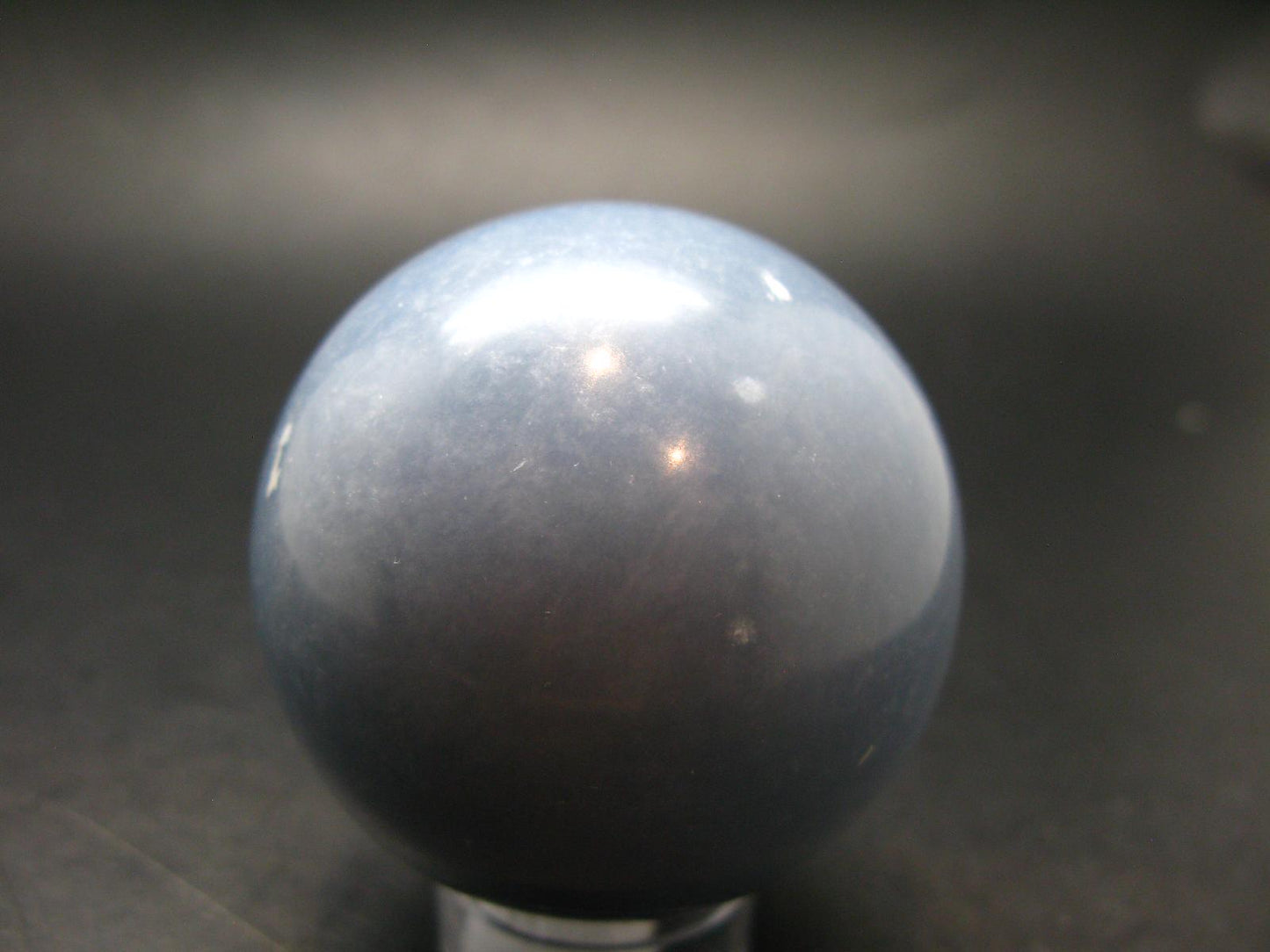 Fine Angelite Angellite Sphere Ball From Peru - 2.2"