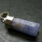 Rare Raw Hackmanite Silver Pendant from Afghanistan - 1.3" - 3.20 Grams