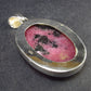 Pink Rhodonite Silver Pendant From Brazil - 2.2" - 23.0 Grams