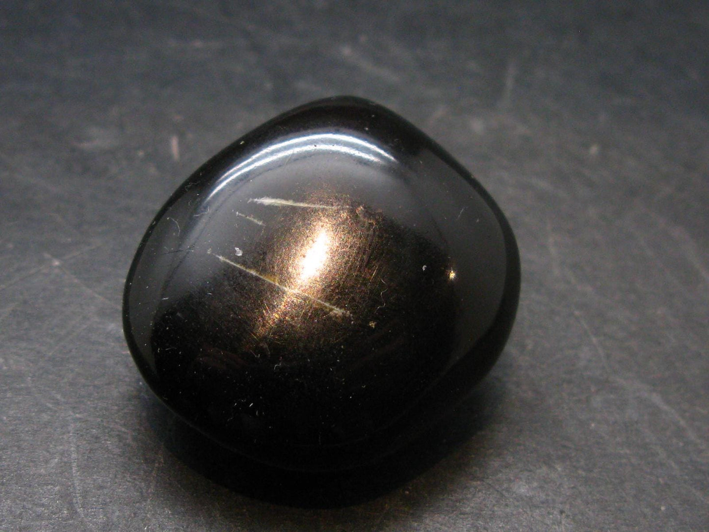 Rare Large Blue Amber Tumbled Piece Fluorescent From Indonesia - 1.3" - 11.85 Grams