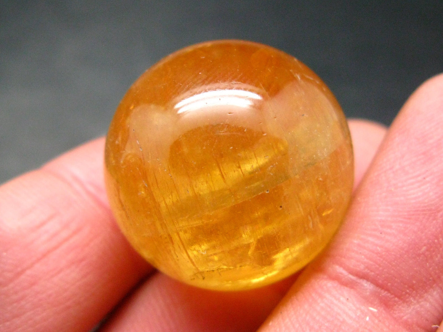Imperial Topaz Sphere Ball From Brazil - 1.0" - 142.3 Carats