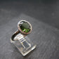 Moldavite Sterling Silver Ring From Czech Republic - Size 7.5 - 3.41 Grams