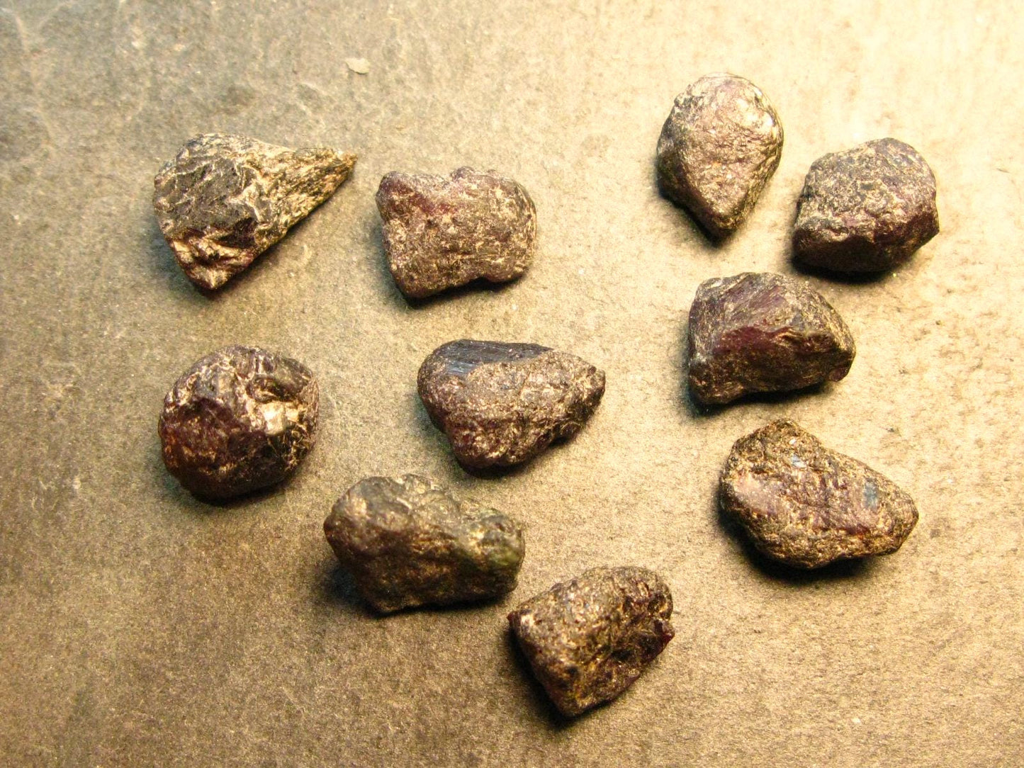 Lot of 10 Rare Alexandrite Chrysoberyl Crystals From Brazil - 41.01 Carats