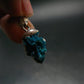 Cavansite Crystal Pendant In Sterling Silver From India - 1.0" - 1.38 Grams
