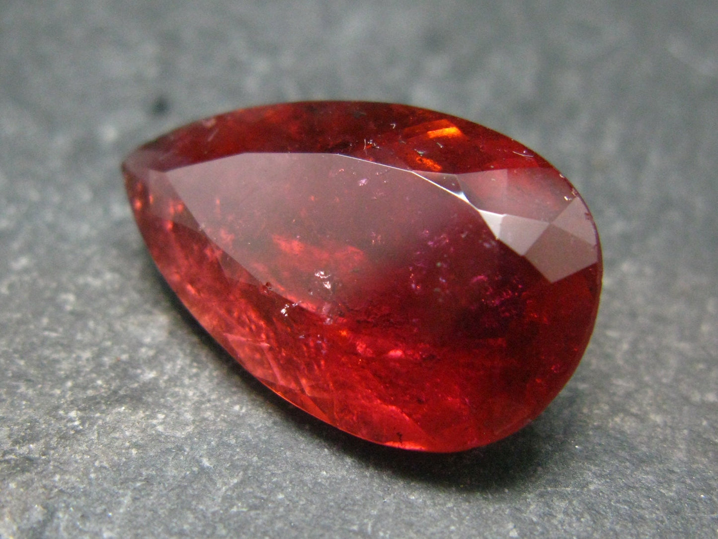 Pink Tourmaline Cut Stone Gem From Brazil - 18.26 Carats - 24x14mm