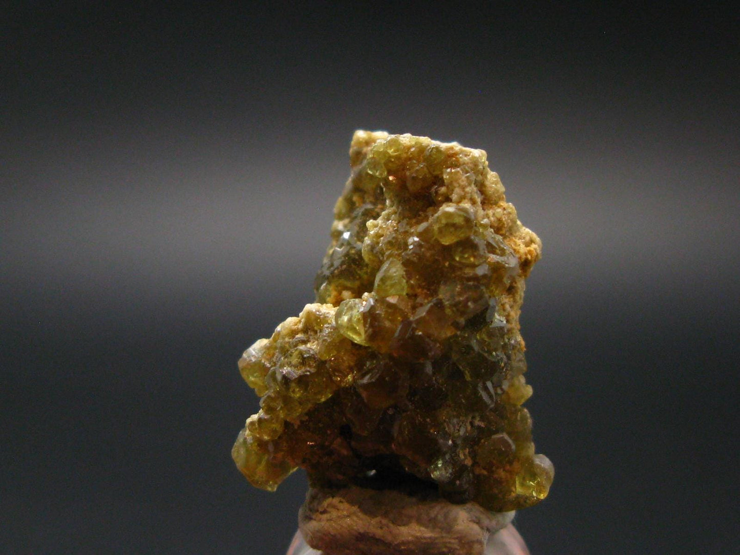 Rare Demantoid Garnet Cluster from Madagascar - 0.8" - 5.94 Grams