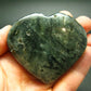 Unusual Green Prehnite Prenite & Epidote Tumbled Herat from Mali 2.1"