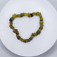 Natural Chrysoberyl Chip Bracelet, Raw Crystal Gemstone Stretch Jewelry