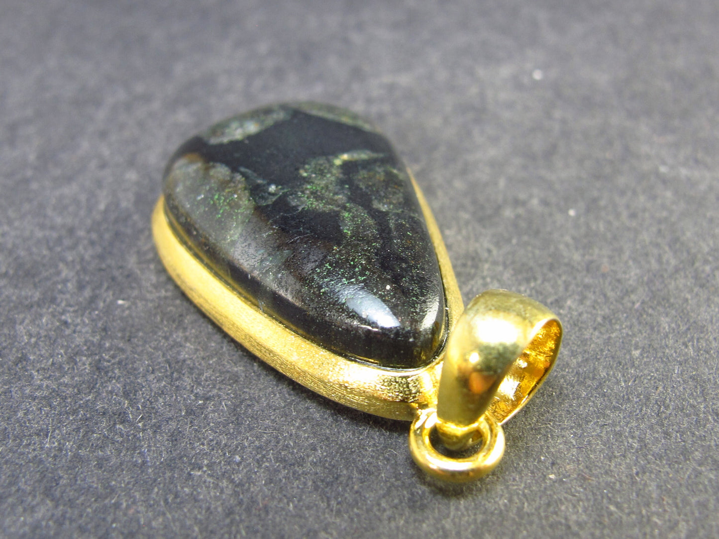 Rare ISUA Stone Silver Pendant From Greenland - 1.7" - 11.6 Grams