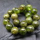 Peridot Genuine Bracelet ~ 7 Inches ~ 9mm Round Beads
