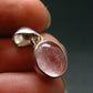 Pink Morganite Silver Pendant From Brazil - 0.8" - 1.96 Grams