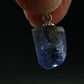 Tanzanite Pendant In Sterling Silver From Tanzania - 0.9" - 1.92 Grams