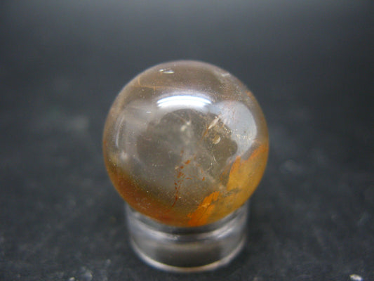 Beautiful Gold Aura Quartz Crystal Sphere Ball From Brazil - 0.8"