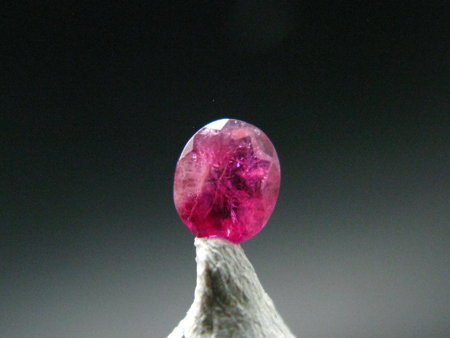 Beautiful Rare Gem Bixbite Red Beryl Emerald Cut Stone From Utah USA - 0.18 Carats - 4.2x3.5mm