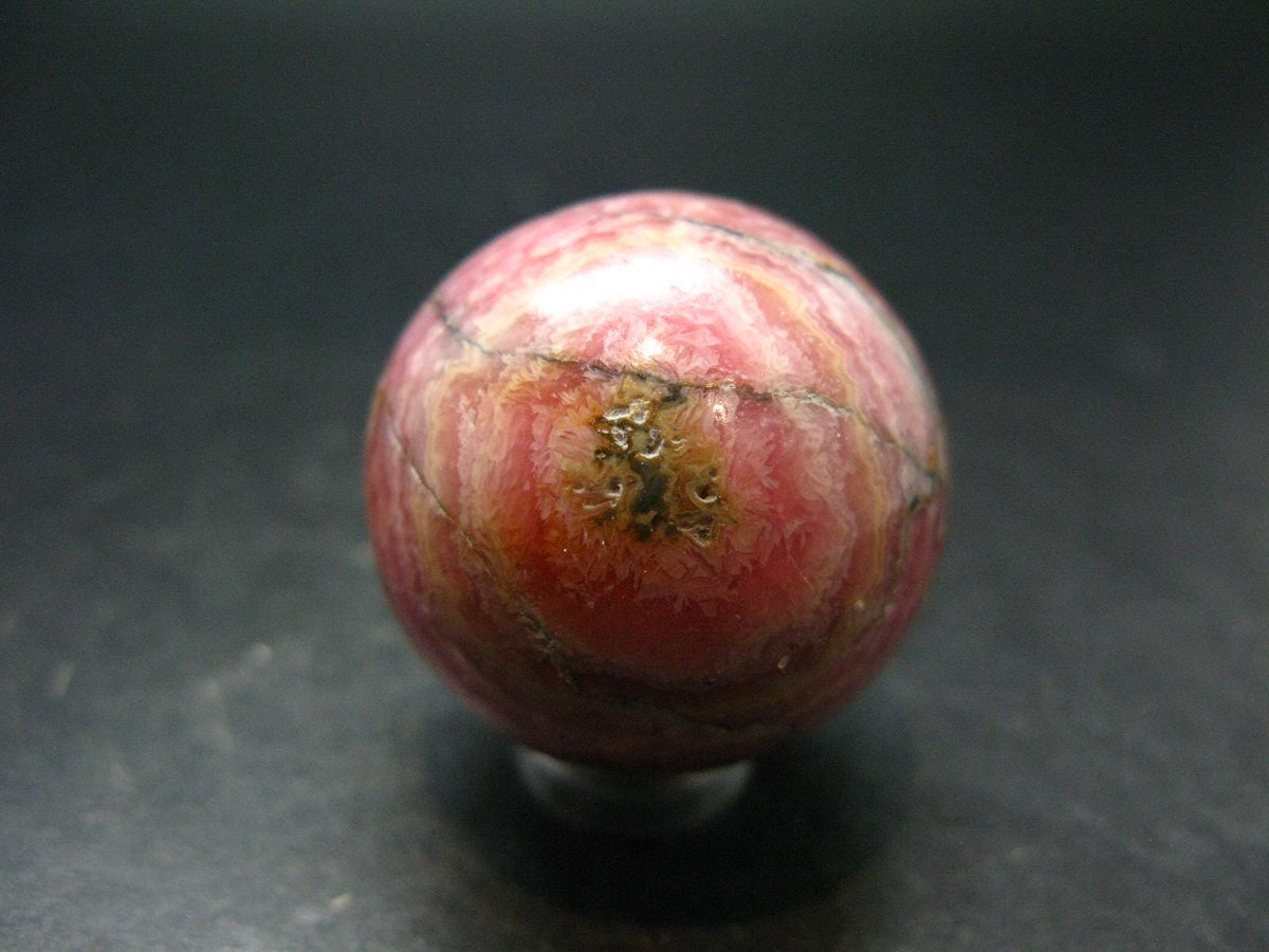 Rhodochrosite Sphere Ball from Argentina - 1.3" - 71.13 Grams