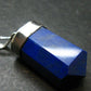Lapis Lazuli Silver Pendant From Afghanistan - 1.7" - 13.25 Grams