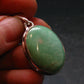 Rare Variscite Silver Plated Pendant from Utah - 1.4" - 6.00 Grams