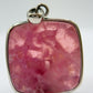 Cobalto Calcite Pendant Pink Gemstone Silver Necklace Natural Crystal Jewelry Healing Stone Gift