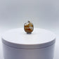 Golden Needle Inclusion Quartz Cushion Pendant – Natural Crystal in Sterling Silver