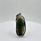 Raw Moldavite Sterling Silver Pendant – Elongated Design - 7.00 Grams