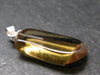 Natural Unheated Citrine Sterling Silver Pendant from Zambia - 1.2" - 2.67 Grams