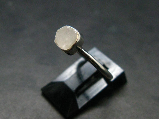 Phenakite Phenacite Crystal Silver Ring From Nigeria - Size 6 - 1.77 Grams